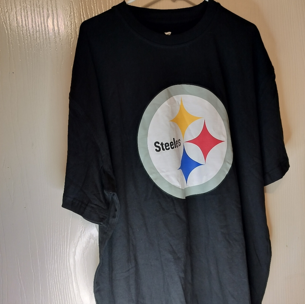 TJ Watt Pittsburgh Steelers Majestic Men's Size 2XL Black T-Shirt NFL Football